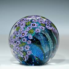 Maybe you would like to learn more about one of these? Violets Paperweight By Shawn Messenger Art Glass Paperweight Artful Home