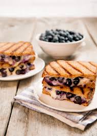 Blueberry Grilled Cheese Sandwiches U S Highbush Blueberry Council