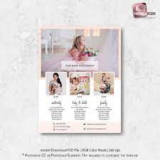 Photographer Price List Template Pricing Guide Template Family Sessions Baby And Child Maternity Sessions Template Photography Price Sheet Photographer Price List Templates Photography Pricing Template Photographers Price List