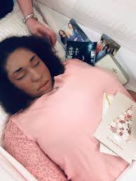 Beautiful women in their caskets. Harrowing Ten Month Challenge Photos Show Horror Of Heroin Addiction As Woman Pictured At Gran S Funeral Then Lying In Own Coffin After Fatal Od