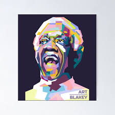 abstract Popart Art blakey in WPAP" Poster for Sale by smd90