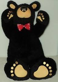 Big Black Bear Stuffed Animal Electronics Cars Fashion Collectibles Coupons And More Ebay Bearfoots Bears Plush Stuffed Animals Black Bear