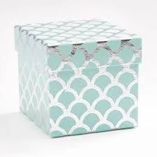 Pool Silver Scallop Decorative Box 3 Sizes Medium 4 5 X 4 5 X 5 Extra Large 11 X 6 5 X 6 5 Shirt 16 X 10 5 X Gift Decorations Gift Box Gifts