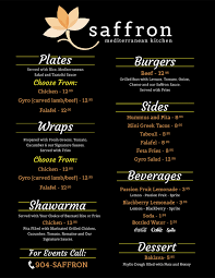 Saffron Mediterranean Kitchen Food Truck — Mobile caterer food truck in Jacksonville, Florida