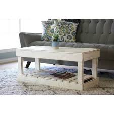 Gowans Floor Shelf Coffee Table With Storage Coffee Table Coffee Table Farmhouse Coffee Table With Storage