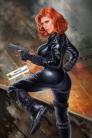 Scarlett johansson black widow long curly hair female head. Artstation Scarlett Johansson As Black Widow Fanart Eugene Rzhevskii