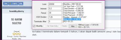 Bagi mereka yang kurang berkemampuan untuk melabur wang dalam jumlah yang besar, boleh menggunakan pelaburan asb sehingga cara terminate pinjaman asb loan maybank mudah sahaja, hal yang perlu anda bawa adalah kad pengenalan (ic), nombor akaun. Asb Loan