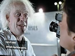 Deleted scene of doc opening his suitcase after marty tells him about the  idea for the flux capacitor..nothing wrong with a bit of night time  reading!!..😂😂