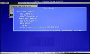 If you have typed your bios password incorrectly three times, you'll be presented with the screen prompting you to press f7 for hp sparekey recovery. Tenorshare 4winboot Guide How To Boot From Usb In Uefi Bios