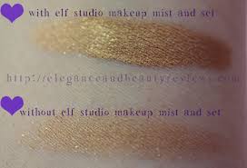 elf studio makeup mist and set review
