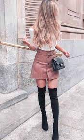 A pesar de ser un modelo de tacón fino corte bajo, siendo especial para. 94 Ideas De Faldas Con Botas Faldas Con Botas Ropa Moda