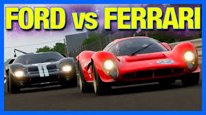 Dark fate' on your tv, phone, or tablet? Forza 7 Ford Vs Ferrari Recreation Youtube