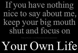 If You Have Nothing Nice To Say Don T Say Anything At All Certain People Should Read This Words Quotes Big Mouth Words