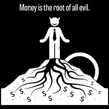 Money Is The Root Of All Evil' Men's T-Shirt | Spreadshirt