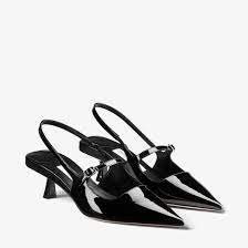 DIDI 45 | Black Patent Leather Pointed Pumps | Autumn Collection | JIMMY  CHOO