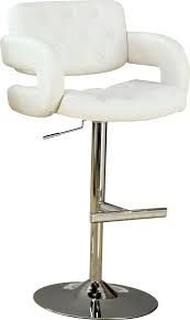 Coaster Furniture White Metal Adjustable Height Bar Stool Contemporary Bar Stools Adjustable Bar Stools Bar Stools Enjoy free shipping on most stuff, even big stuff.