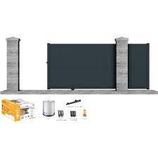 Check spelling or type a new query. Portail Motorise Somfy Coulissant Aluminium Telica 3 5m Gris Clotura Cdiscount Bricolage