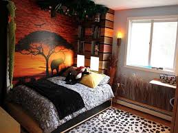 African themed bedding ideas is using wild and bold patterns. 10 Safari Bedroom Ideas For Adults Most Of The Incredible And Lovely Bedroom Design Diy Bedroom Design African Bedroom