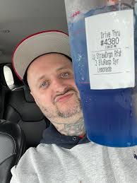 Went back to my Dunkin to get my Valentine's Day cup and the rude guy was  there again. (He's super old and cranky and always yelling at customers and  employees for no