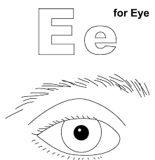 E For Eye Coloring Page With Handwriting Practice Coloring Pages Parts Of The Eye Free S In 2020 Kindergarten Colors Kindergarten Drawing Kindergarten Coloring Pages
