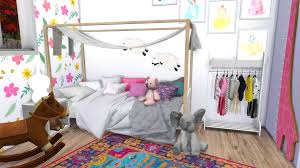 Modelsims4 The Sims 4 Toddler Girl Room Wcif Friendly Room Toddler Girl Room Sims 4 Bedroom Toddler Bedroom Furniture Sets