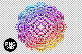 Fruit floral doodle free vector. Rainbow Floral Mandala Sublimation Graphic By Craftscreateshop Creative Fabrica