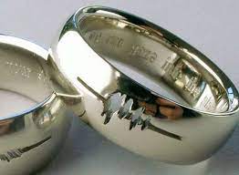 Sound Wave Wedding Rings Wedding Rings Unique Custom Wedding Rings Mens Wedding Rings