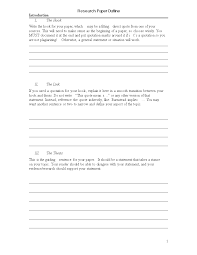 Research Paper Outline How To Create A Research Paper Outline Download This Research P Research Paper Outline Template Research Paper Outline Research Paper