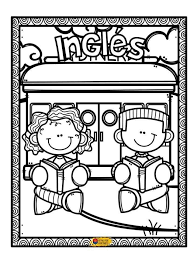 Portadas de inglés para colorear. Pin De Sara Barros En Voorblad Idees Caratulas Para Cuadernos Escolares Portadas De Cuadernos Colores En Ingles