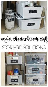 How To Organize Under A Bathroom Sink Bathroom Sink Storage Under Bathroom Sinks Sink Storage