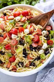 Italian Orzo Pasta Salad Recipe Summer Pasta Recipes Orzo Salad Recipes Healthy Salad Recipes