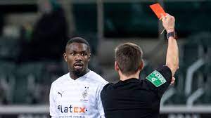 Moenchengladbach's marcus thuram reacts after scoring his side's second goal during the bundesliga match between borussia moenchengladbach and 1. Marcus Thuram Borussia Monchengladbach Forward Apologises For Spitting At Opponent Football News Sky Sports