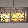 Mexican iron chandelier is produced in various sizes and color options. 1