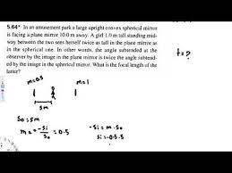 What Is The Focal Length Of The Latter Optics Focal Length Optical Spherical Mirror