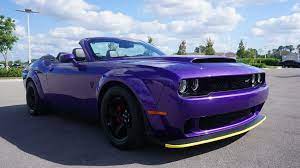 Dodge Challenger Srt Demon Gets Convertible Conversion Dodge Srt Demon Srt Demon Challenger Srt Demon
