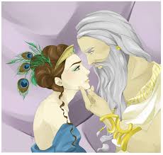 Hera And Zeus By Julie C 2011 Zeus And Hera Zeus Greek And Roman Mythology