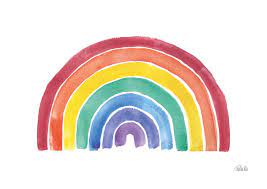 Rainbow - Watercolour Print Artwork – Tululu Shop