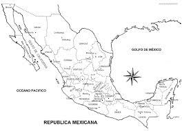 No olvides utilizar tus lápices de colores para darle un toque creativo y artístico a tu mapa. Mapa De La Republica Mexicana Con Nombres Y Division Politica Republica Mexicana Con Nombres Mapa Mexico Con Nombres Mapa De Mexico