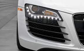 Audi R8 This Car Pioneered The Pinpoint Led Headlight Style Introduced By Audi On Their Halo Car And Then Trickled Down Through Audi Audi R8 European Cars