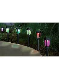Our range of solar lighting products include smaller fairy lights and outdoor string lights, stake lights, lampposts and even novelty themed lights. Decorative Garden Lighting Garden Solar Lights George At Asda
