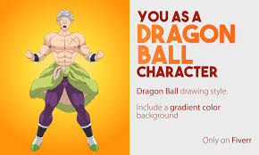 Dragon ball pictures to draw. Draw You As A Dragon Ball Character By Josesilva1705 Fiverr