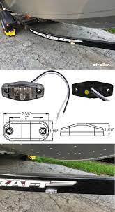 Led Trailer Mini Clearance Or Side Marker Light Submersible 2 Diodes Amber Leds Clear Lens O Led Trailer Lights Best Trailers Submersible