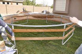 Diy Inground Trampoline Instructions Backyard Trampoline In Ground Trampoline Backyard For Kids