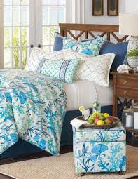 Elegant nautical beach themed quilt set featuring teal,turquoise, aqua and soft. Coastal Luxury Bedding Bedroom Ideas From Eastern Accents Coastal Decor Ideas Interior Design Diy Shopping
