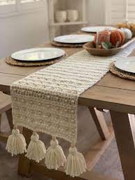 Table Runner Crotchet Runner Farmhouse Table Rustic Table Farmhouse Table Runner In 2021 Farmhouse Table Runners Crochet Table Runner Farmhouse Table