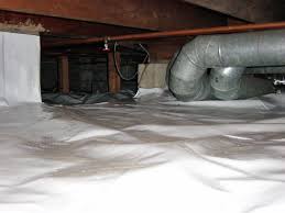 Can you put a heater in your crawl space? The Cleanspace Crawl Space Vapor Barrier By Ontario Waterproofers Crawl Space Moisture Barrier System Installation In On