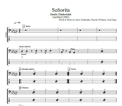 'señorita' music video by justin timberlake. Senorita Justin Timberlake Piano Bass Brass Sheet Music Tab Chords Lyrics Play Like The Greats Com