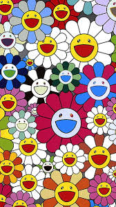 We choose the most relevant backgrounds for different devices: Takashi Murakami Flower Wallpaper Hd