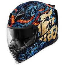 Icon Airflite Good Fortune Full Face Helmet 0101 10736 Jpcycles Com Motorcycle Helmets Cool Motorcycle Helmets Helmet