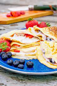 Ponnukokur Icelandic Pancakes With Skyr Recipe Food Camping Food Iceland Food